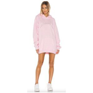 BOYS LIE 1-800 Pink Remix Hoodie in Baby Pink One Size